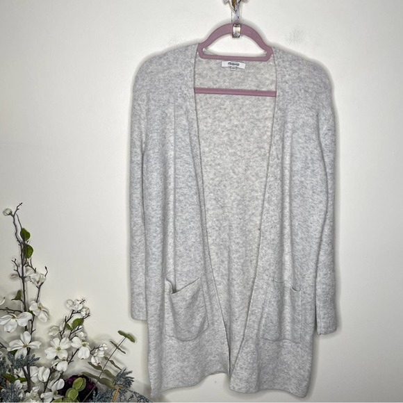 MADEWELL Donegal Kent Cardigan Sweater Gray {E13} - Picture 2 of 4